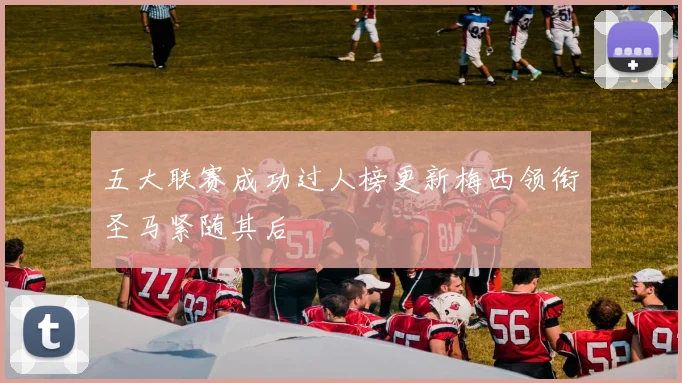 五大联赛成功过人榜更新梅西领衔圣马紧随其后
